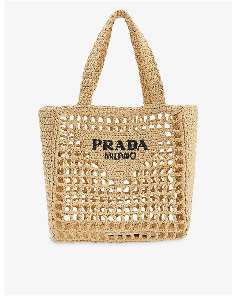 prada bag straw|Prada beach bag price list.